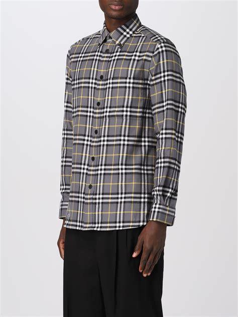 burberry flannel half mixed print plaid|Burberry her men's clothing.